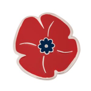 ww1 poppy lapel pin